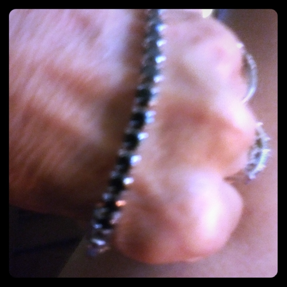 Gorgeous Black Spinel tennis bracelet